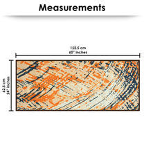 Ethnic Grunge Pattern White & Yellow Rustico Rug/Carpet