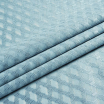 2 Pcs Bluish Grey Sheer Transparent Linen Sheer Window | Door | Semi Long Door | Long Door Curtains