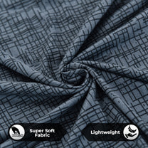 Sofa Cover Combo – 1 Pc 1 Seater, 1 Pc 2 Seater, and 1 Pc 3 Seater Elastic Stretchable in Grey Criss Cross Pattern by Story@Home