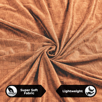 Sofa Cover Combo – 1 Pc 1 Seater, 1 Pc 2 Seater, and 1 Pc 3 Seater Elastic Stretchable in Orange Criss Cross Pattern by Story@Home