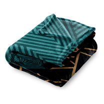 Finley 300 GSM Multicolor Geometric Double Size Blanket