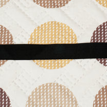 Story@Home Beige & White  1 | 2 | 3 | 4 Seater Geometric & Stripes Pattern Sofa Throw Cover