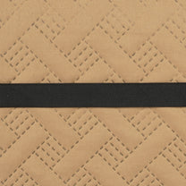 Sofa Throw Cover With Solid Pattern In Beige For 1 | 2 | 3 | 4 Seater From Story@Home