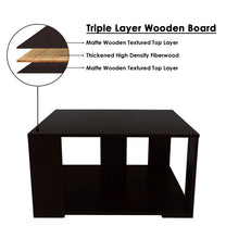 Lazywud Coffee Table For Living Room (Dark Wenge)