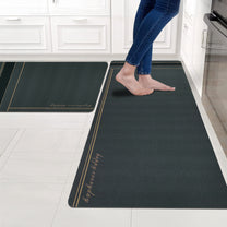 Story@Home Charcoal Grey Enmore Runner Mat