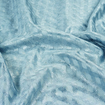 2 Pcs Bluish Grey Sheer Transparent Linen Sheer Window | Door | Semi Long Door | Long Door Curtains