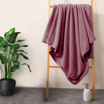 Story@Home 2 Units Microfiber Men Bath Towels - Pink