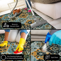 Ethnic Grunge Pattern Multicolor Rustico Rug/Carpet