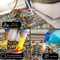 Ethnic Grunge Pattern Multicolor Rustico Rug/Carpet