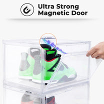 Story@Home Transparent Stackable Sneaker Box For Storing Sneakers Shoes Footwear