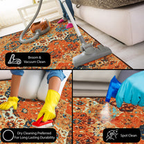 Ethnic Grunge Pattern Multicolor Rustico Rug/Carpet