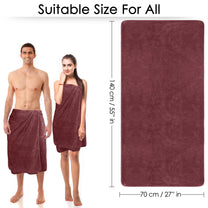 Story@Home 2 Units Microfiber Men Bath Towels - Pink