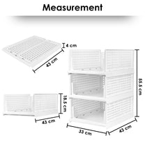 Story@Home White Pack of 4 Foldable Shirt Stacker Box