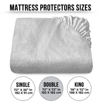 Story@Home Light Grey Terry 100% Waterproof and Dustproof Premium Single / Double Size Mattress Protector