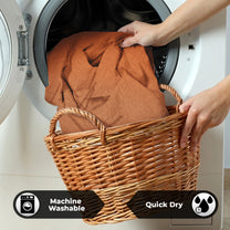 Sofa Cover Combo – 2 Pcs 1 Seater and 1 Pc 3 Seater Elastic Stretchable in Orange Criss Cross Pattern by Story@Home