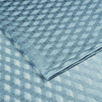 2 Pcs Bluish Grey Sheer Transparent Linen Sheer Window | Door | Semi Long Door | Long Door Curtains