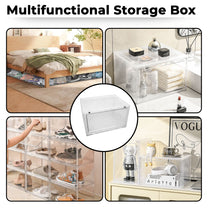 Story@Home Transparent Stackable Sneaker Box For Storing Sneakers Shoes Footwear