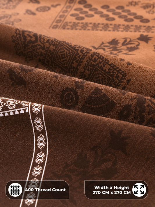 400 thread count sateen cotton close-up