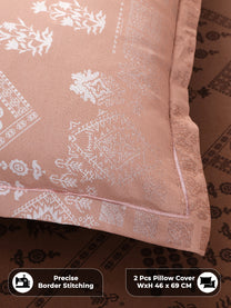 Precise border stitching on pillow covers