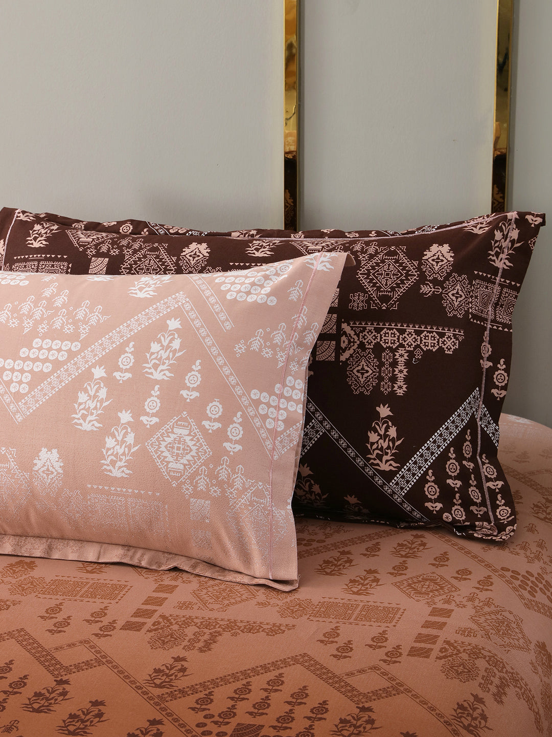 Matching pillow covers
