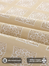 400 thread count sateen cotton close-up