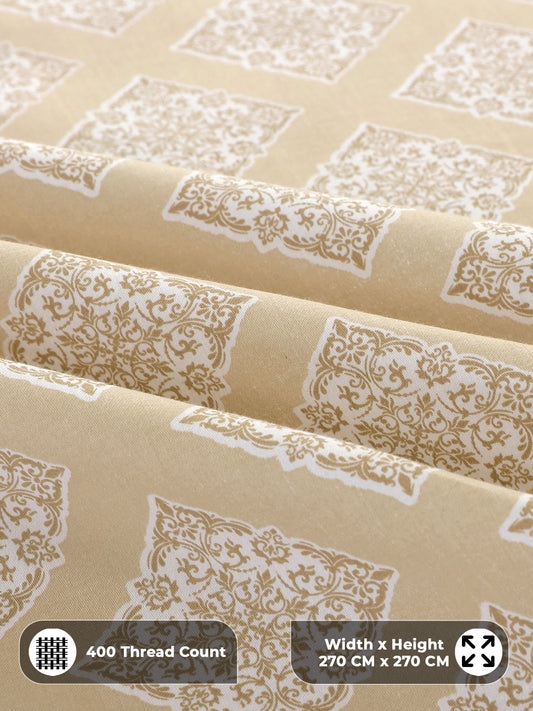 400 thread count sateen cotton close-up