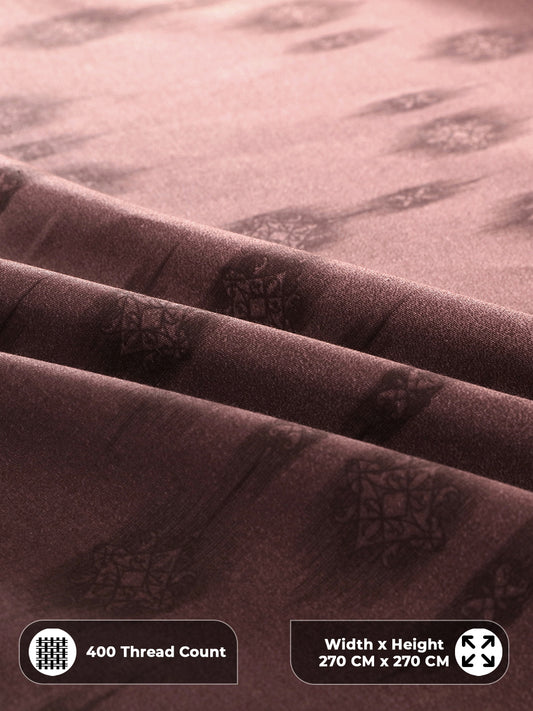 400 thread count sateen cotton close-up