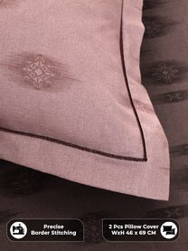 Precise border stitching on pillow covers