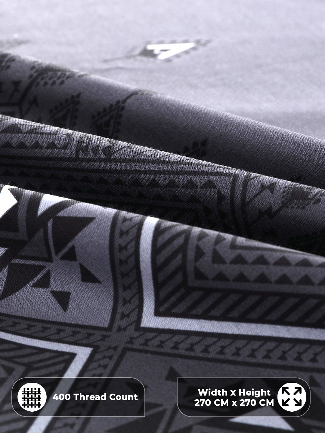 400 thread count sateen cotton close-up