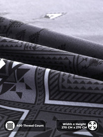 400 thread count sateen cotton close-up