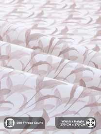 400 thread count sateen cotton close-up