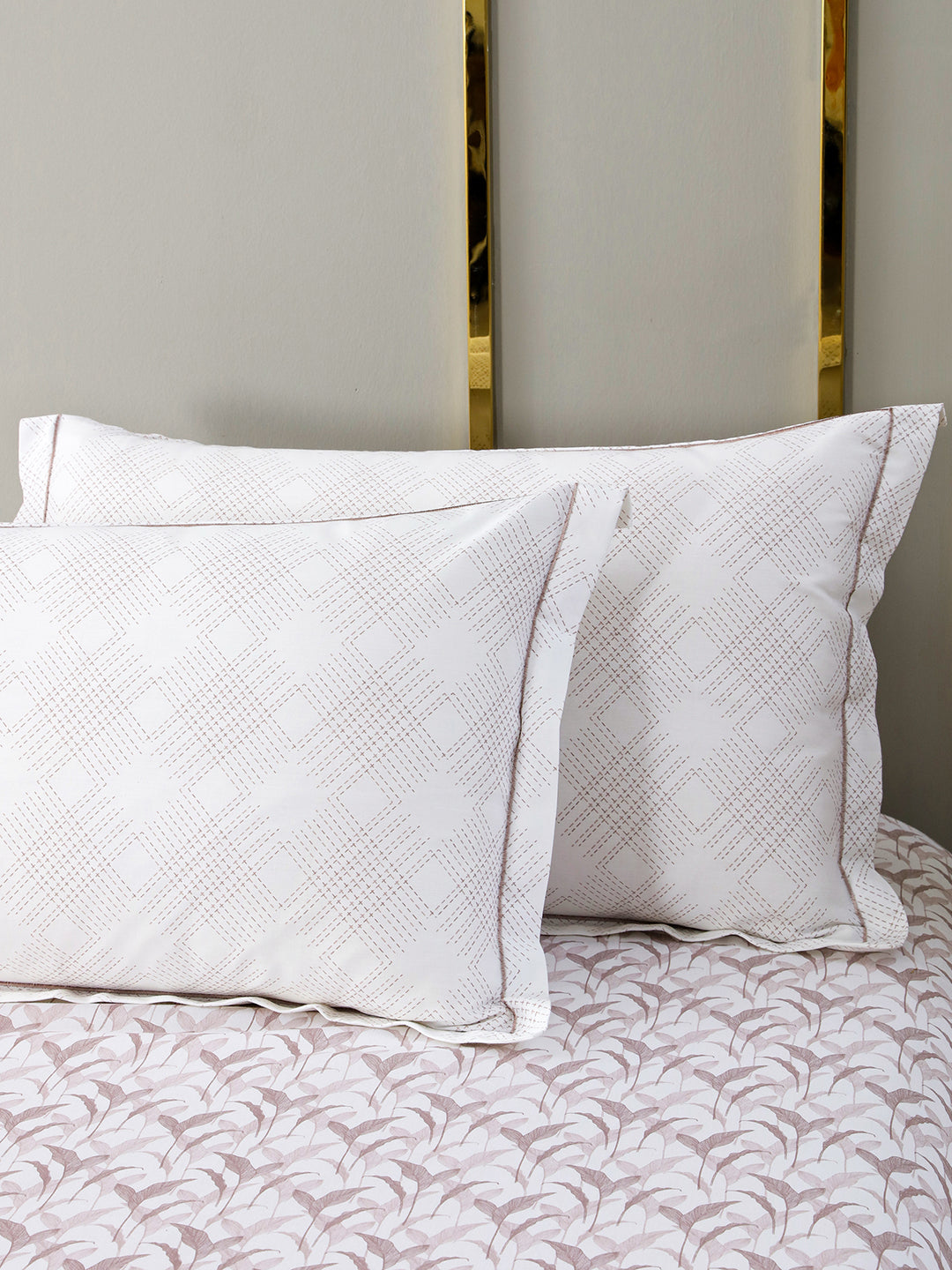 Matching pillow covers