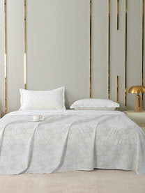 Bliss White & Ivory bedsheet, front view