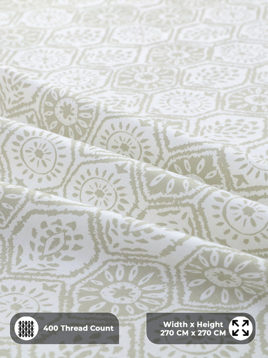 400 thread count sateen cotton close-up