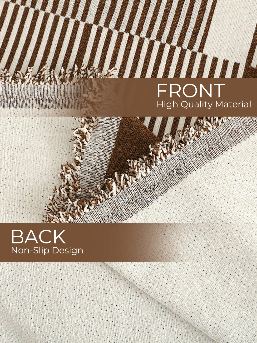 Front and non-slip back