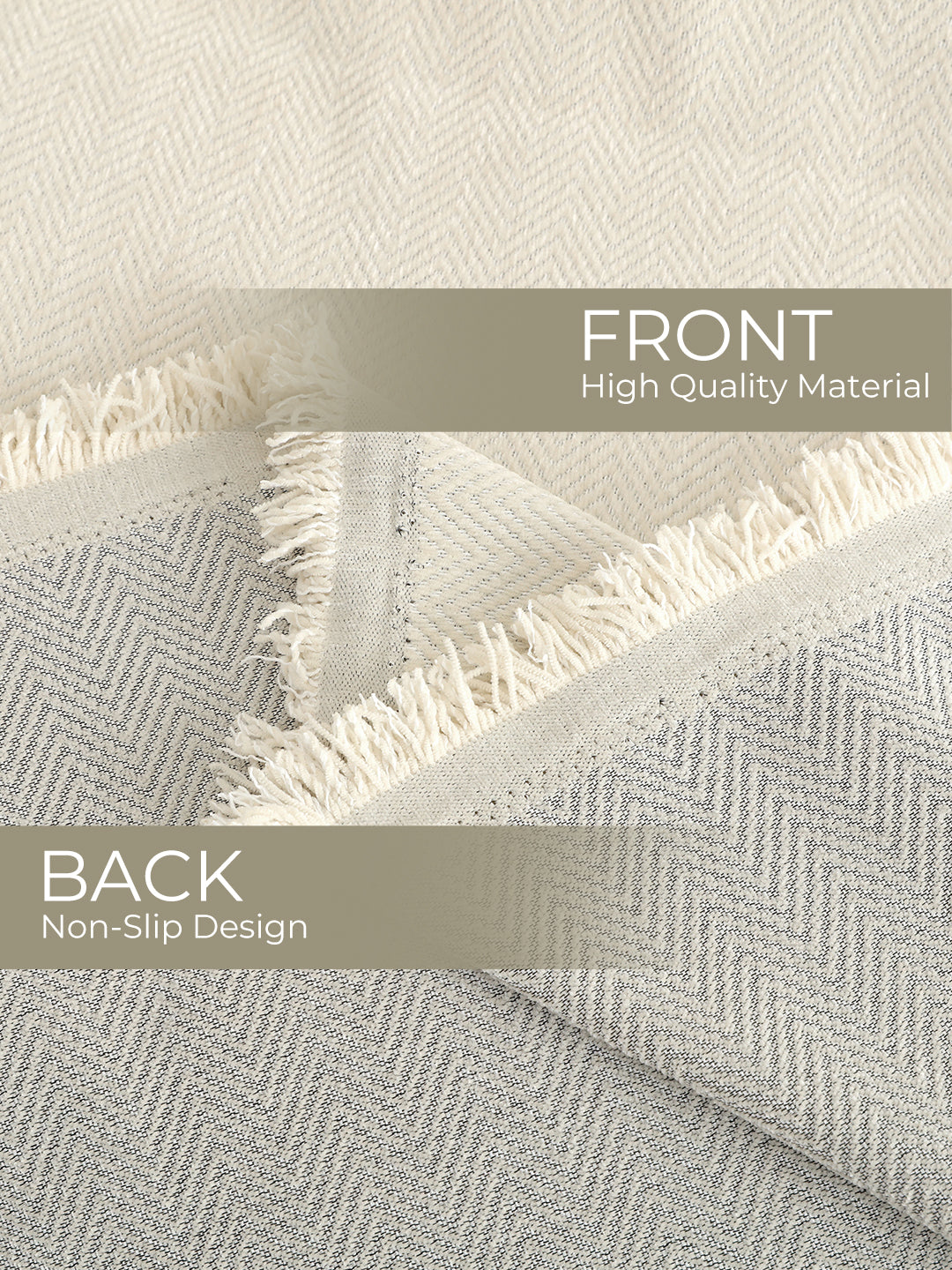 Front and non-slip back