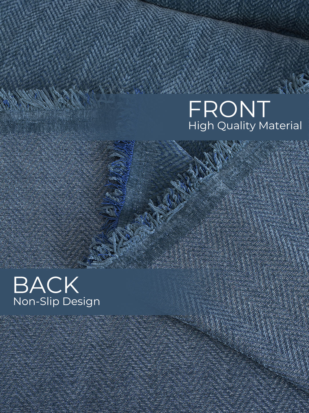 Front and non-slip back
