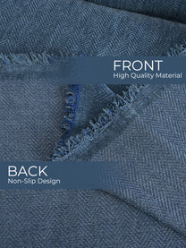 Front and non-slip back