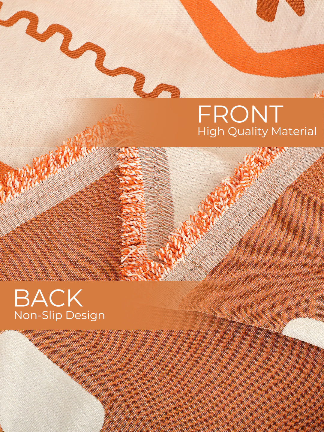 Front and non-slip back
