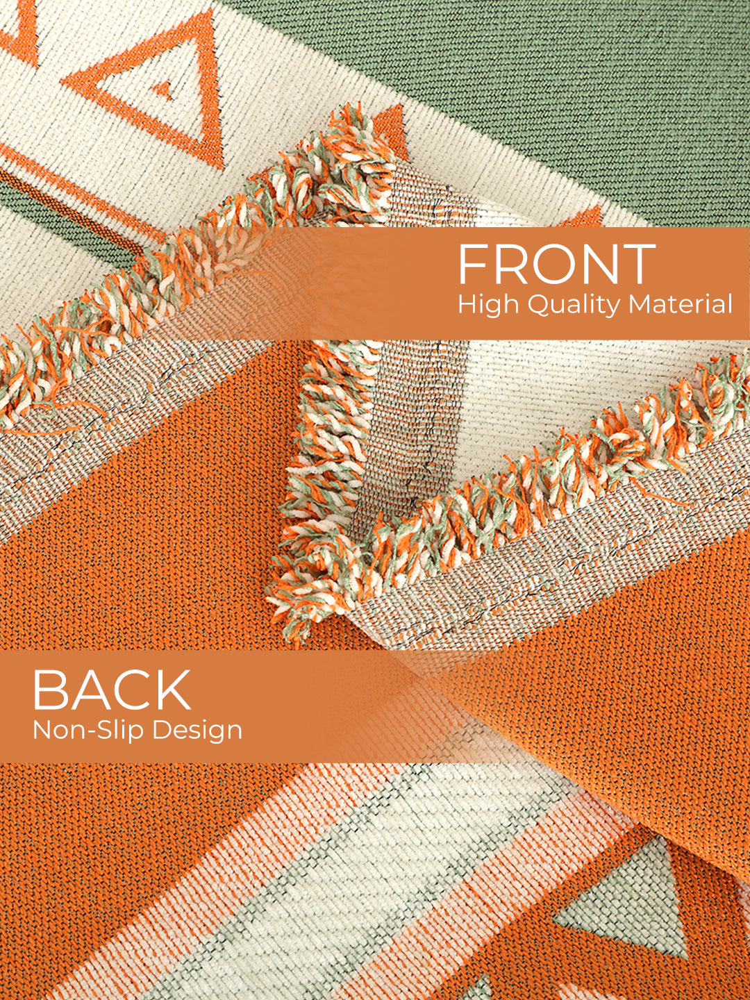 Front and non-slip back