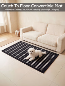 Converts to a floor or pet mat