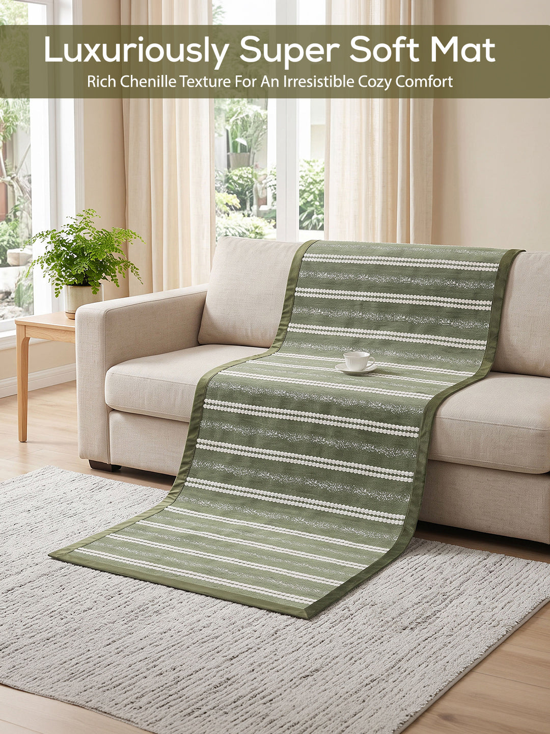 Use as a sofa throw