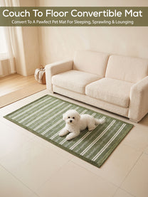 Converts to a floor or pet mat