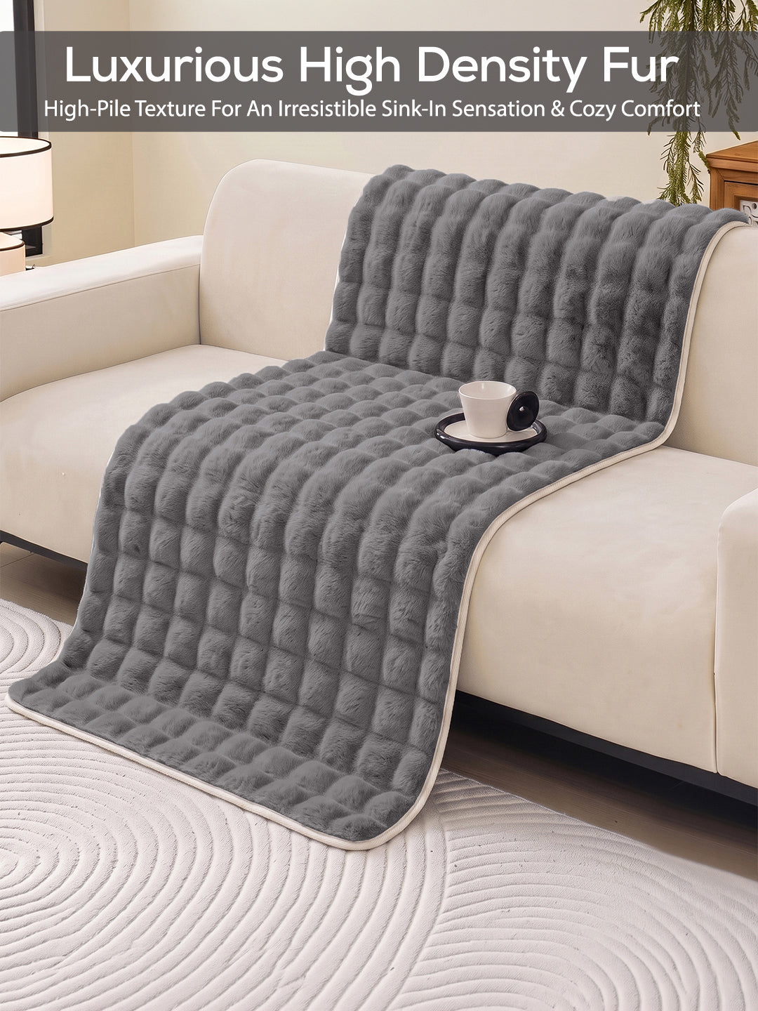 Use as a sofa throw