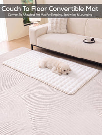 Converts to a floor or pet mat