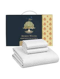 Heritage gift box with folded bedsheet set