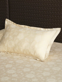 Matching pillow cover with flange border