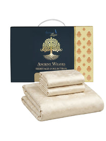 Heritage gift box with folded bedsheet set