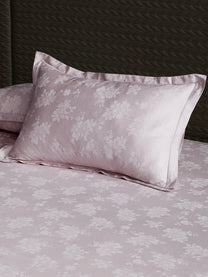 Matching pillow cover with flange border