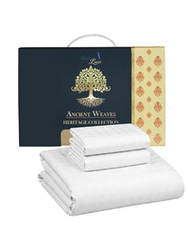 Heritage gift box with folded bedsheet set